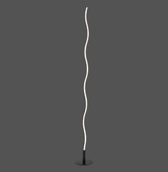 Lampadaire Wave noir