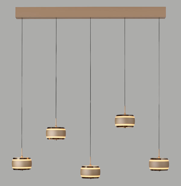 Suspension luminaire | Falling Rings Chromée