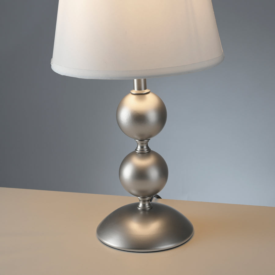 Lampe à poser Siena laiton et crème