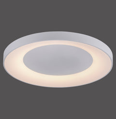 Plafonnier Anika blanc, L 70 cm