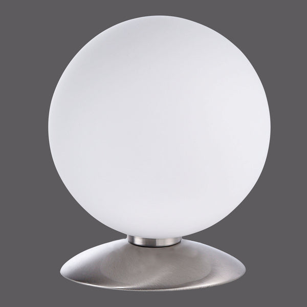 Lampe à poser Bubba acier, verre