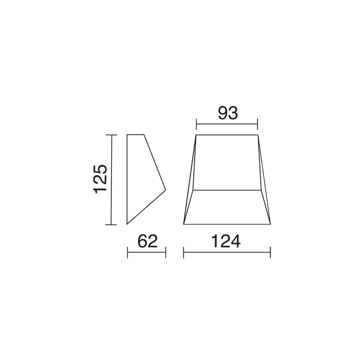 Applique extérieure Artal IP54, anthracite