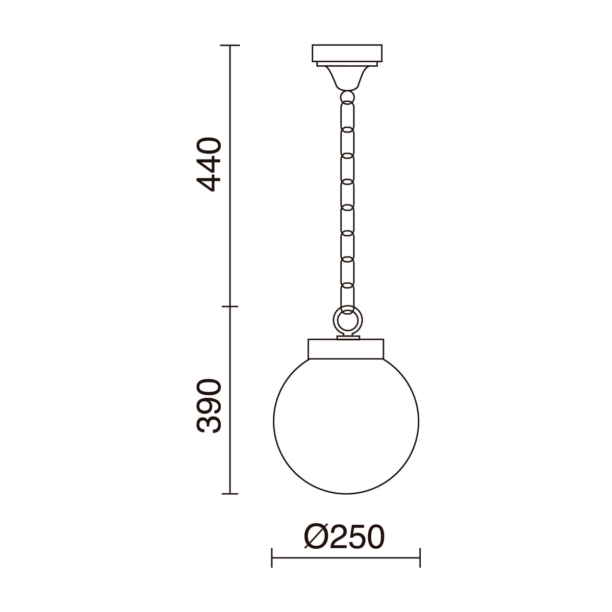 Suspension extérieure Boom IP43