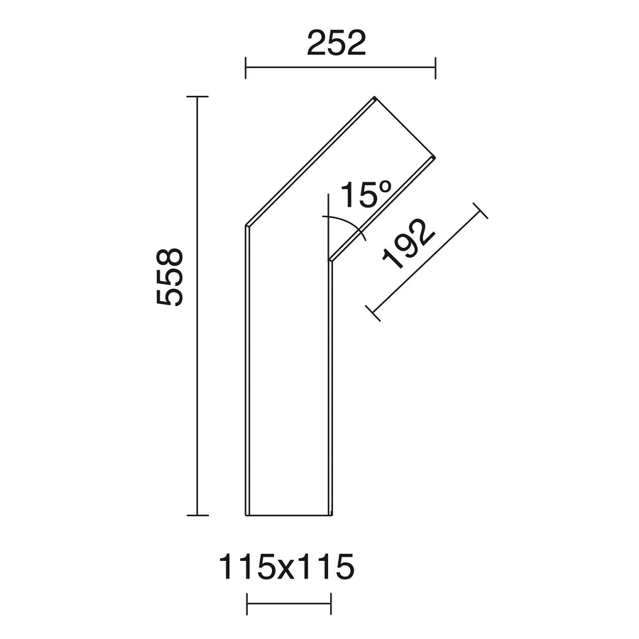 Borne extérieure Clina IP55, 4000 K