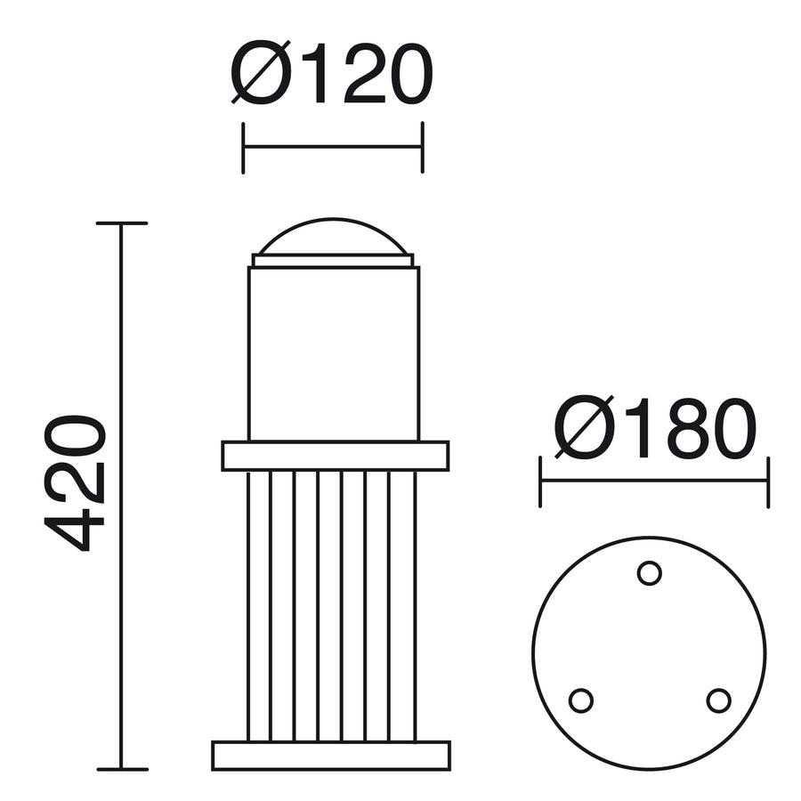 Borne extérieure COK IP55, H 42 cm