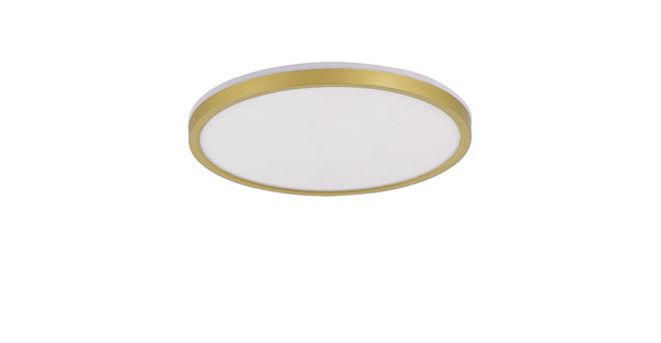 Plafonnier Bove doré, L 32 cm
