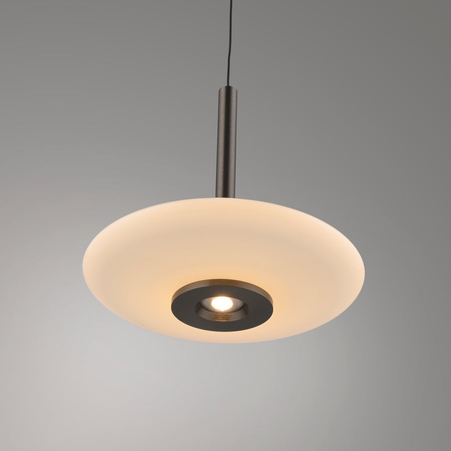 Suspension Pure Vitrum marron, verre