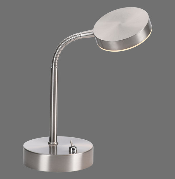 Lampe à poser Hensken argentée
