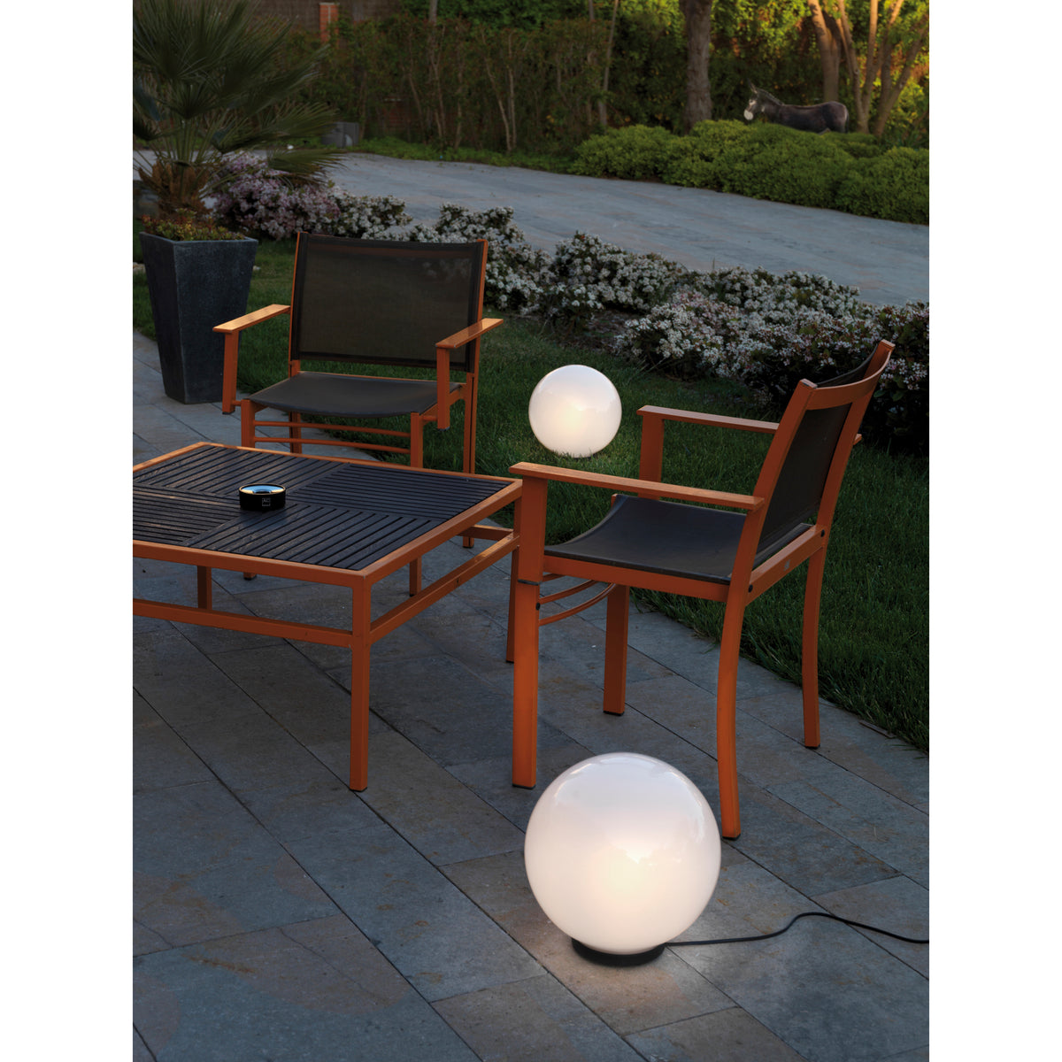 Lampe extérieure Glou IP44, noir, H 20 cm