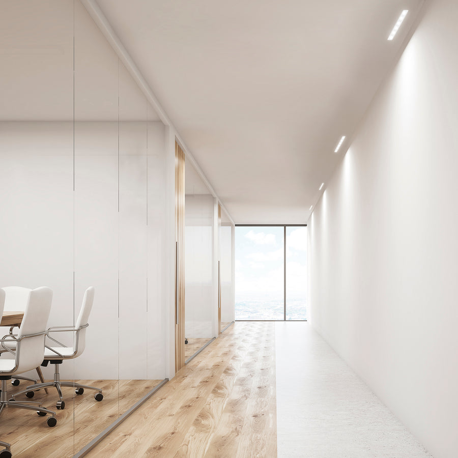 Luminaire linéaire encastré Sigma, LED intégrée