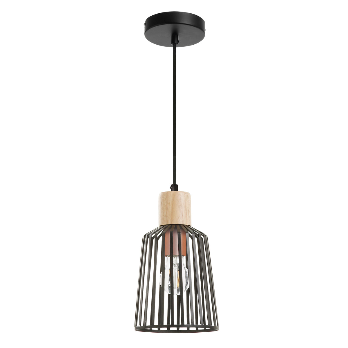 Suspension Baguet petit modèle, noir