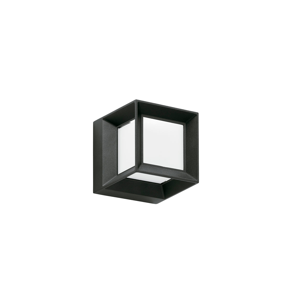 Applique extérieure DAU IP65, noir, H 11 cm