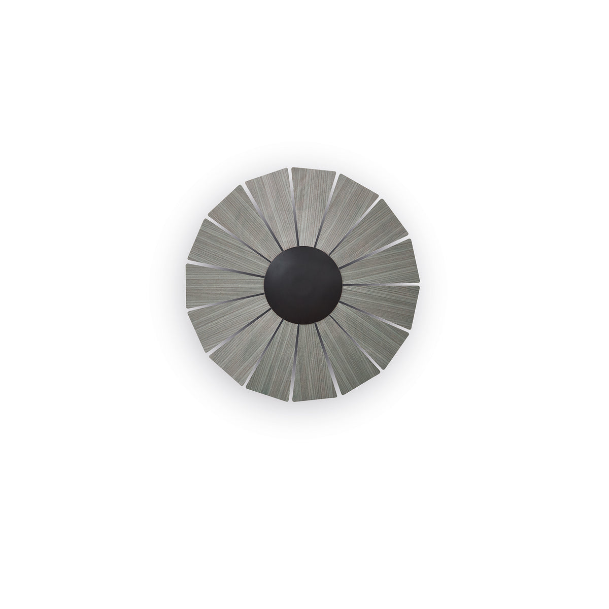 Applique murale EYE petit modèle, noir bois foncé