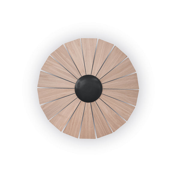 Applique murale EYE modèle moyen, noir bois clair