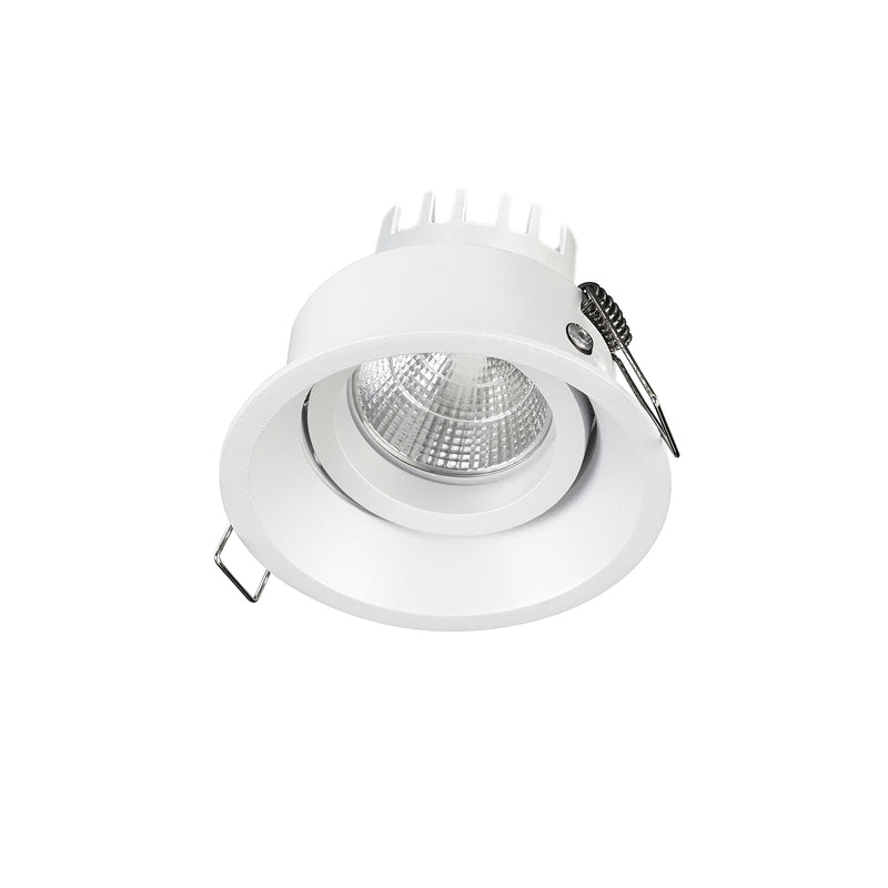 Spot encastrable orientable Leda rond, LED intégrée