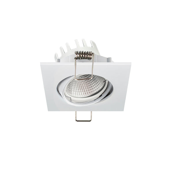 Spot encastrable orientable Nix carré, LED intégrée
