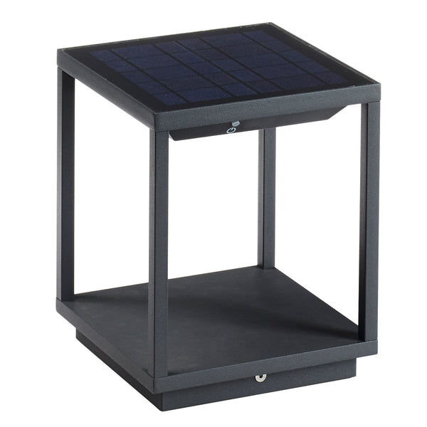 Borne extérieure Solei solaire IP54, anthracite, H 24,5 cm
