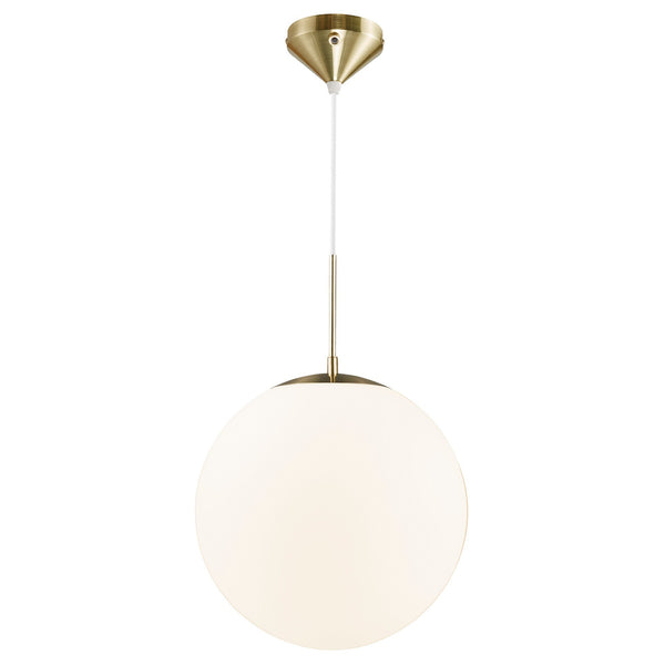 Suspension Grant 35 laiton, verre