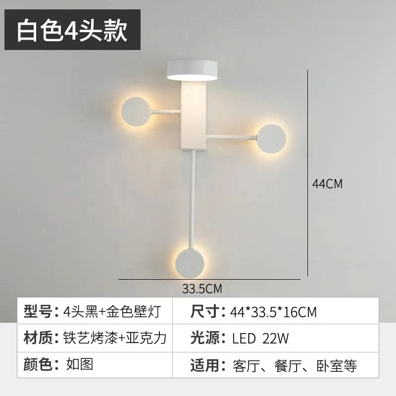 Schema cote du modele quatre tetes blanc, largeur trente-trois virgule cinq centimetres