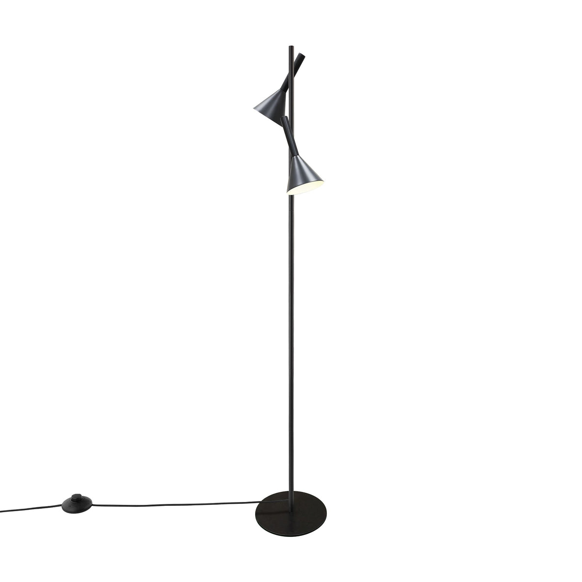 Lampadaire Kelvis noir