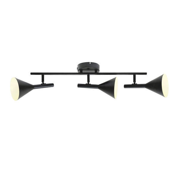 Plafonnier Kelvis 3-Spot noir