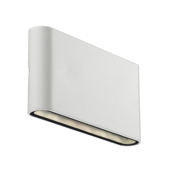 Applique extérieure LED Kinver, verre, IP54