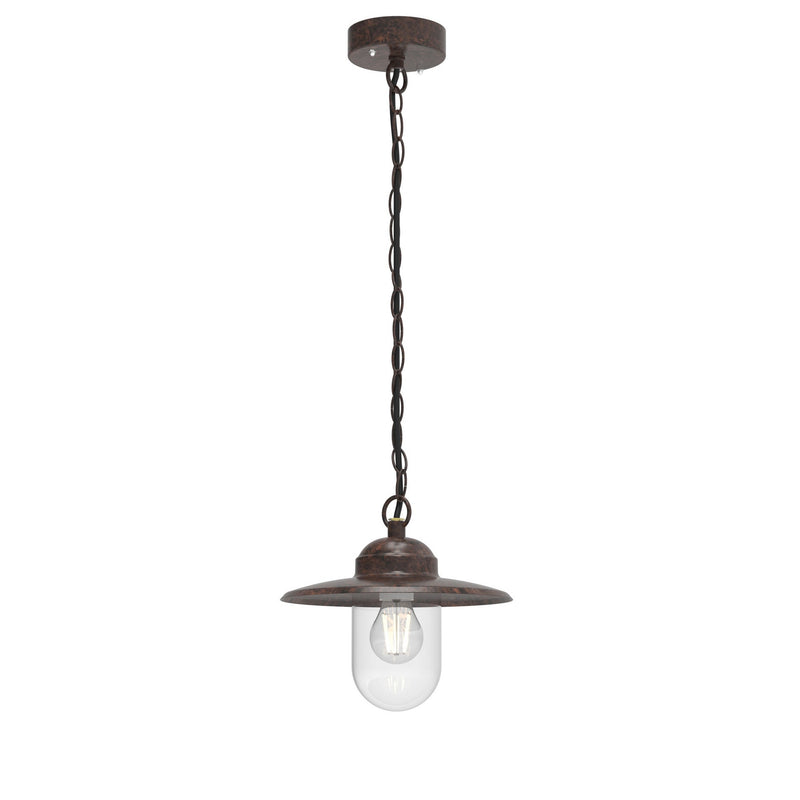Suspension extérieure Luxembourg Outdoor rouille, verre, IP33