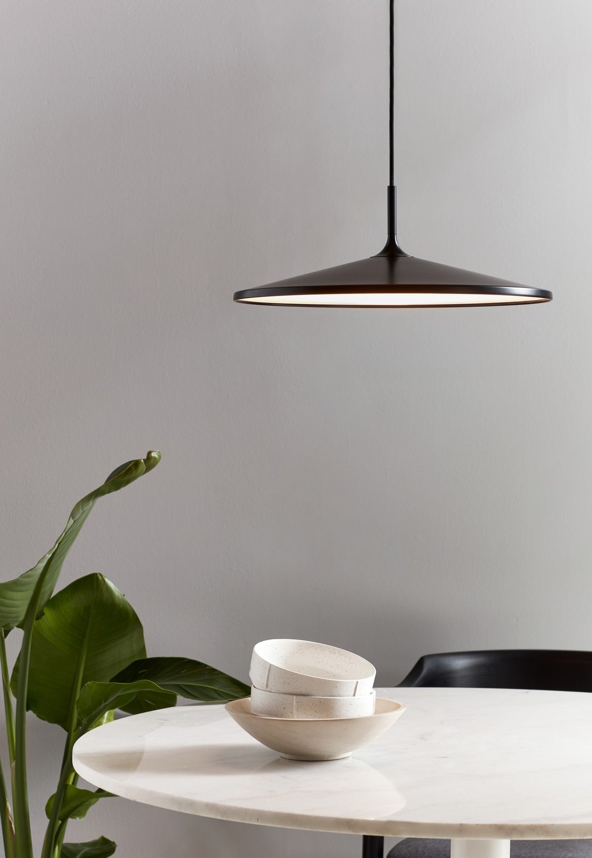 Suspension LED Balance noire