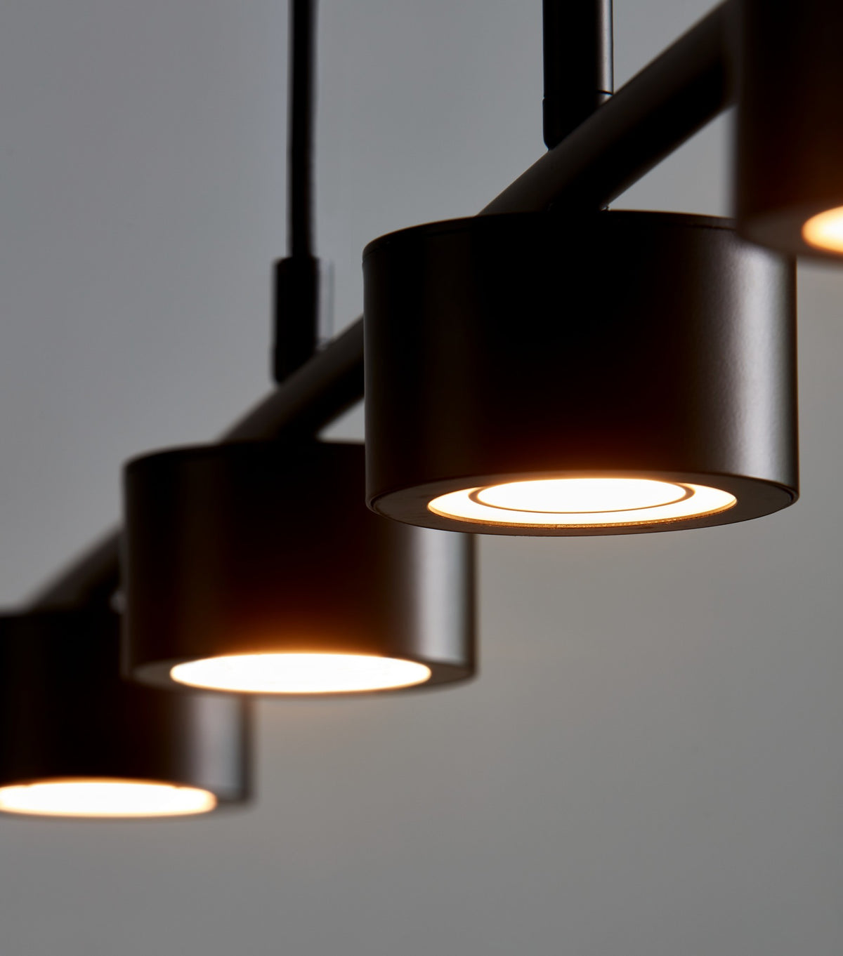 Suspension LED Clyde 4-Rail noire