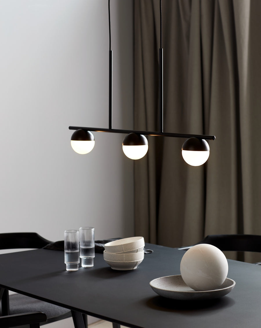 Suspension Contina 3-Spot, verre