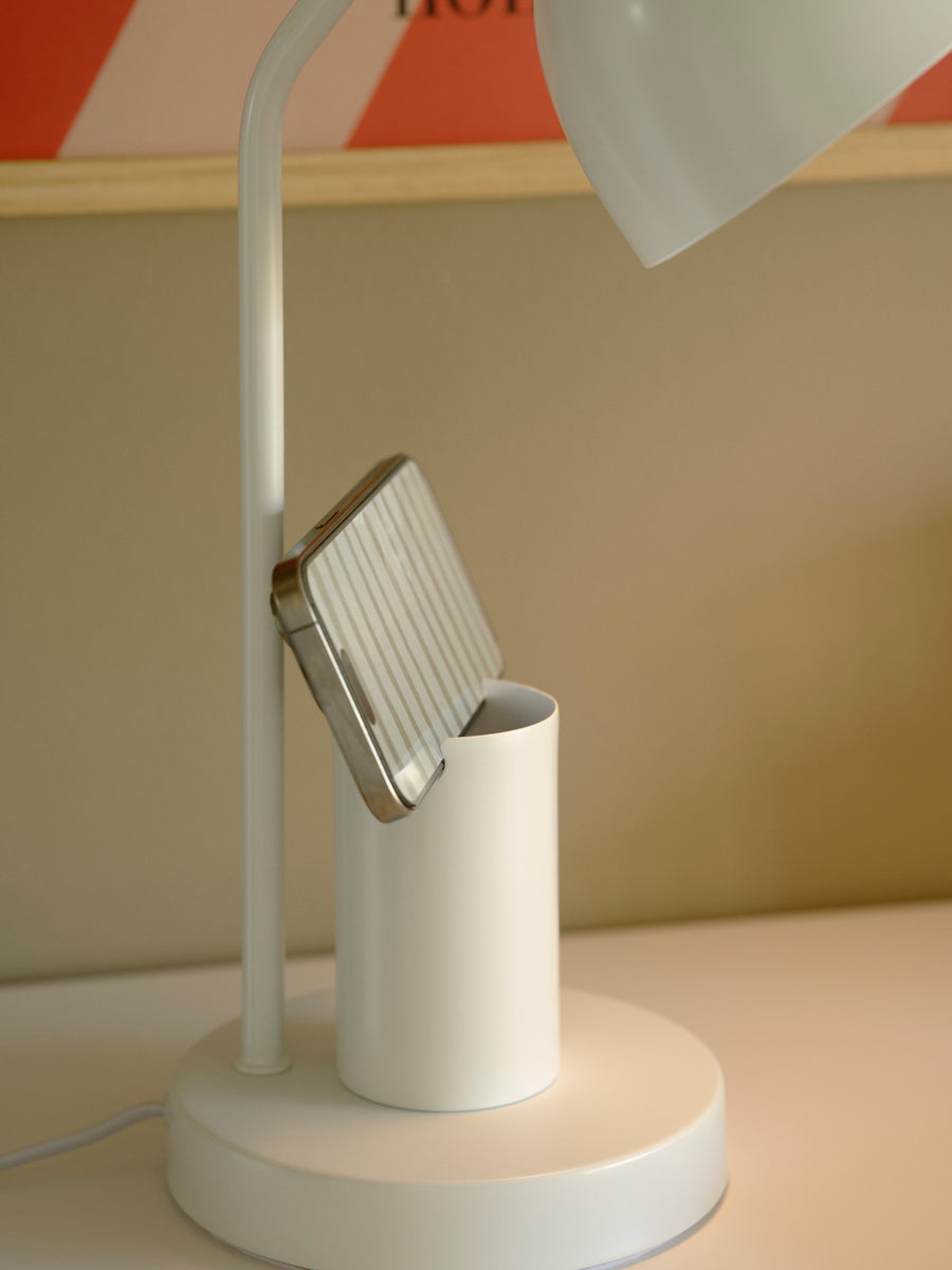 Lampe à poser Devone, bois