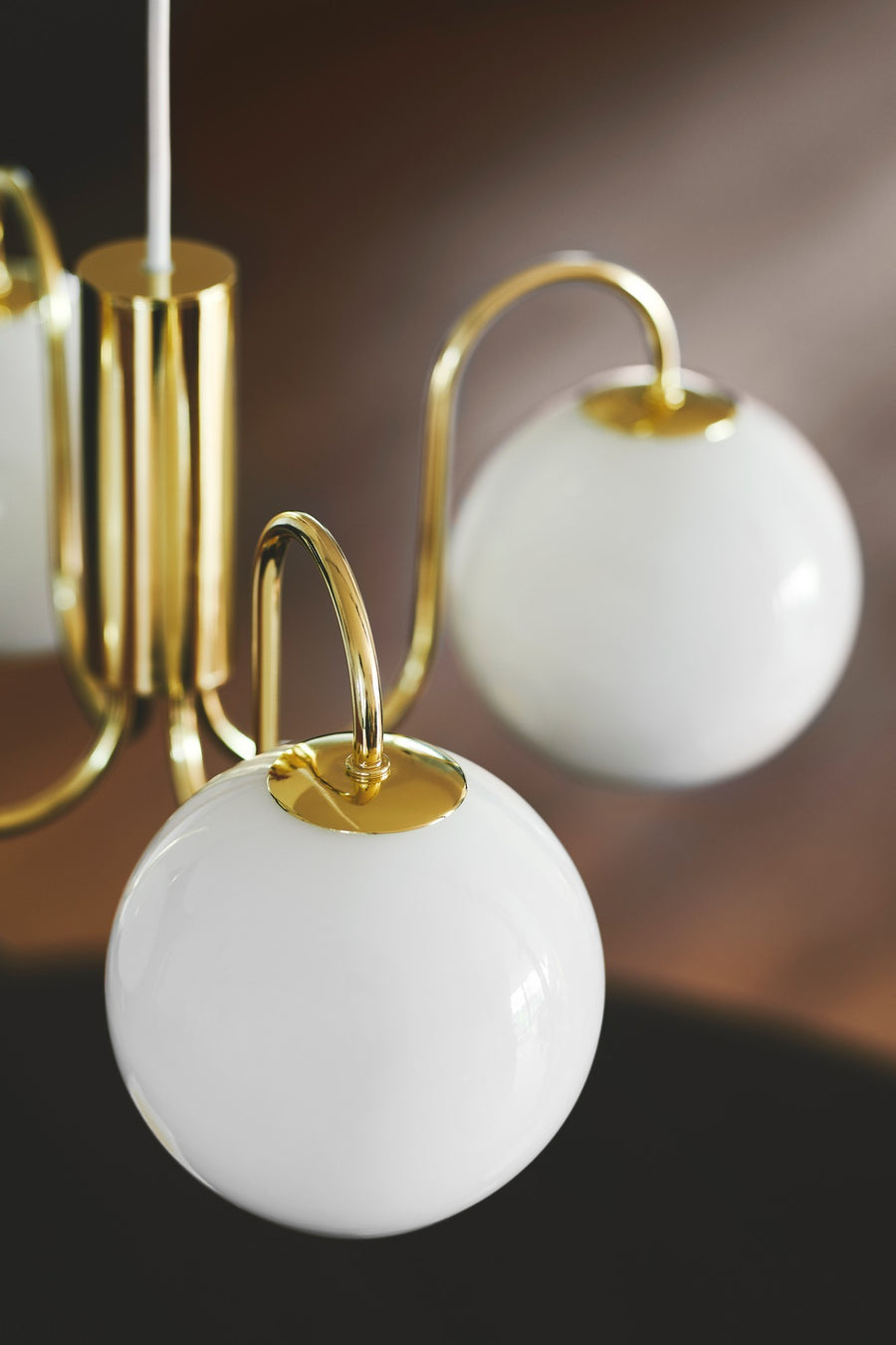 Suspension Franca 4-Spot laiton, verre