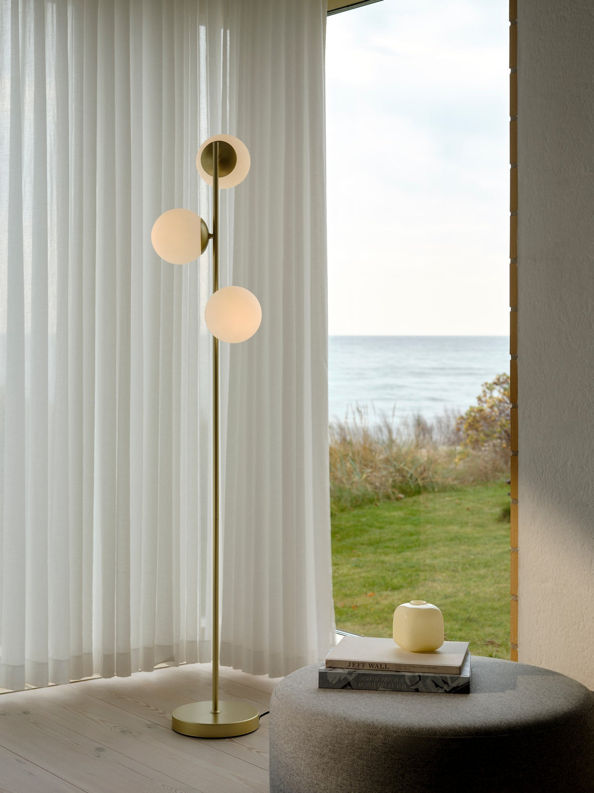 Lampadaire Lilly, verre