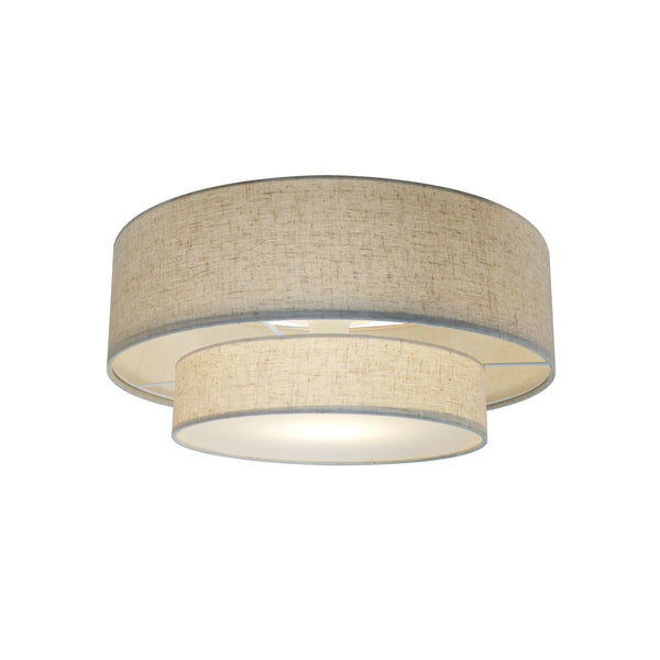 Plafonnier Malodin beige, tissu