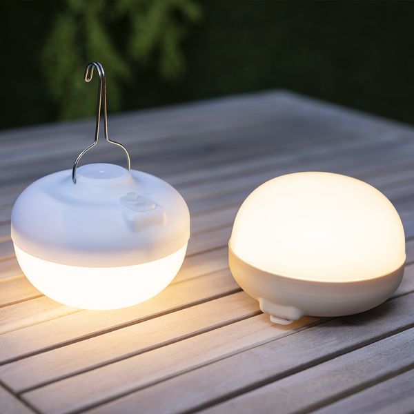Tragbare Cherry-Solarleuchte mit faltbarem Panel