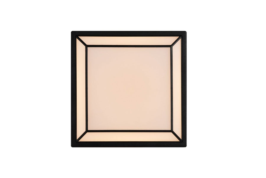 Applique extérieure LED Oliver noire, IP65