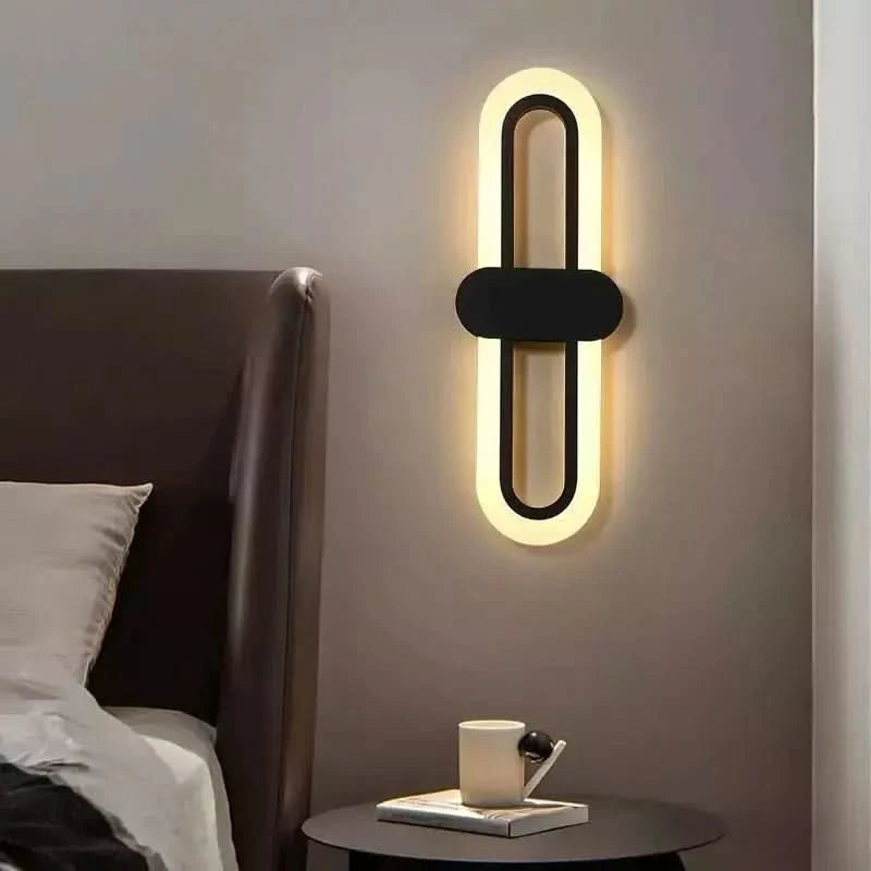 Moderne ovale Wandleuchte | Zoryn