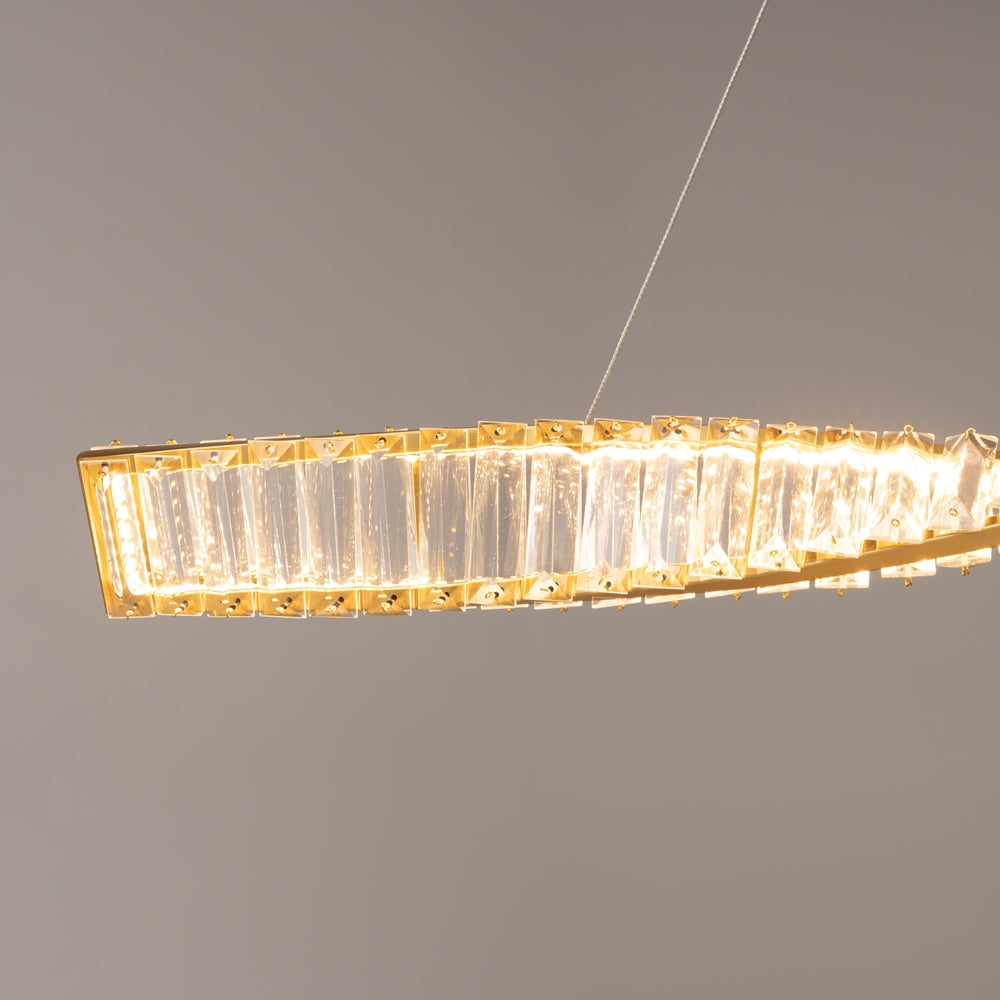 Krone Suspension luminaire doré