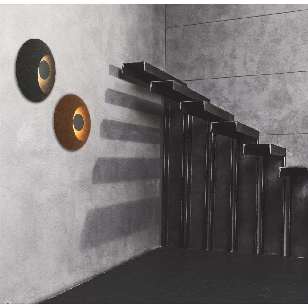 Applique Murale Acoustique ZAMBELIS D395 6W DESIGN Gris Fonce et Noir 25180