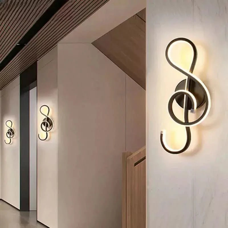 Wandleuchte Musiknote | Licht-Symphonie
