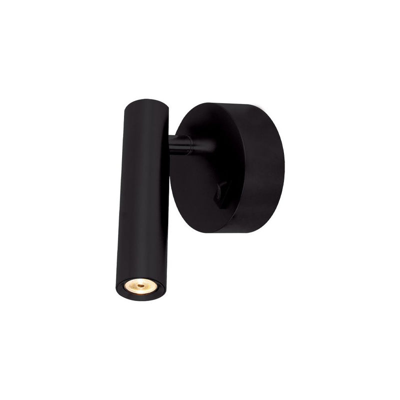 Applique ZAMBELIS D80 3W DESIGN Noir Mat H48-B