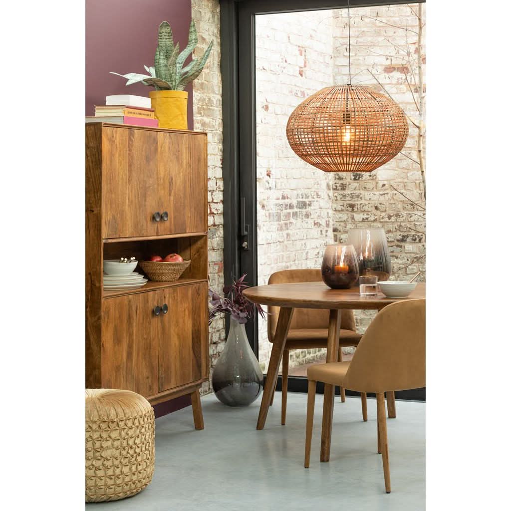 Armoire Bois de Manguier Marron | Ulya - Designix Armoire