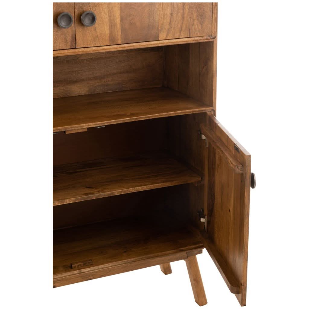 Armoire Bois de Manguier Marron | Ulya - Designix Armoire