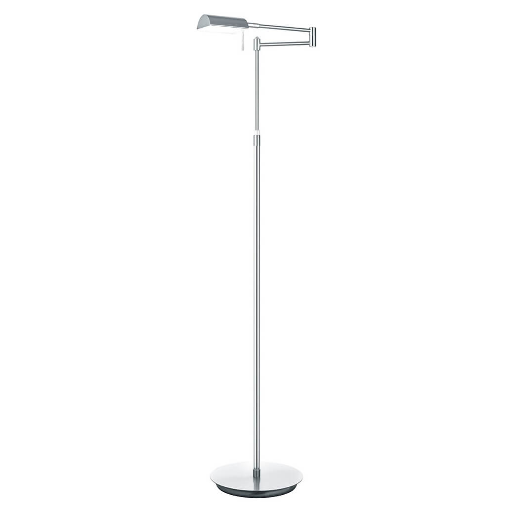 Lampadaire Graz nickel satiné
