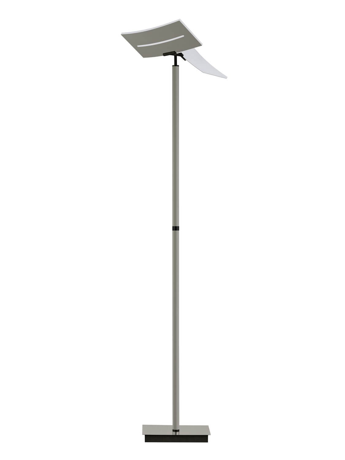 Lampadaire Evolo taupe, H 185 cm