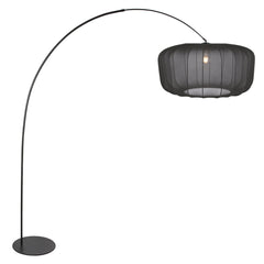 Lampadaire salon | Anne-Curve Noir Ø60 cm