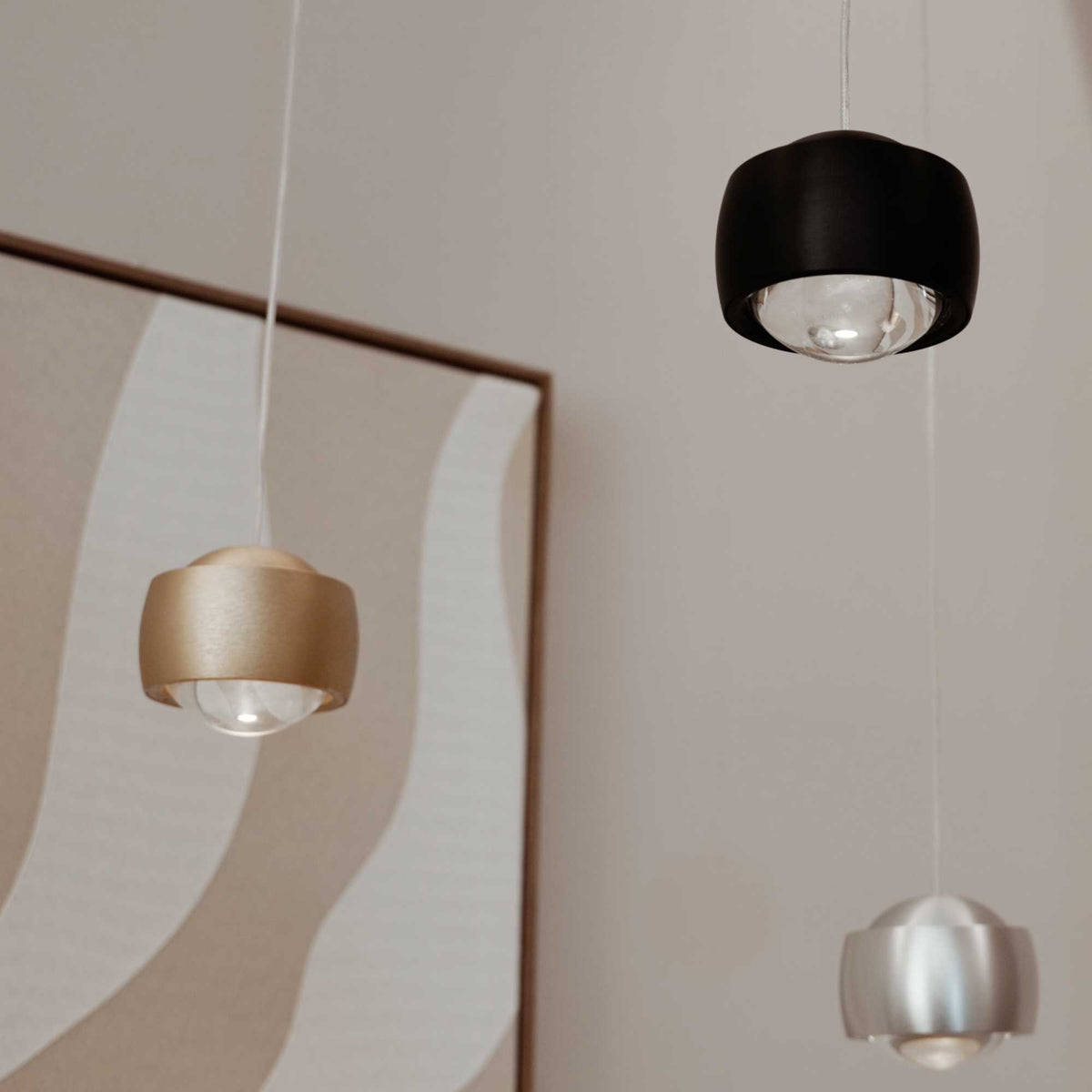 Suspension LED Beam 3 ou 5 lumières