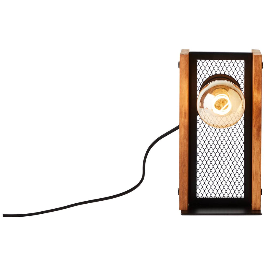 Vue de profil montrant le long cordon d'alimentation noir