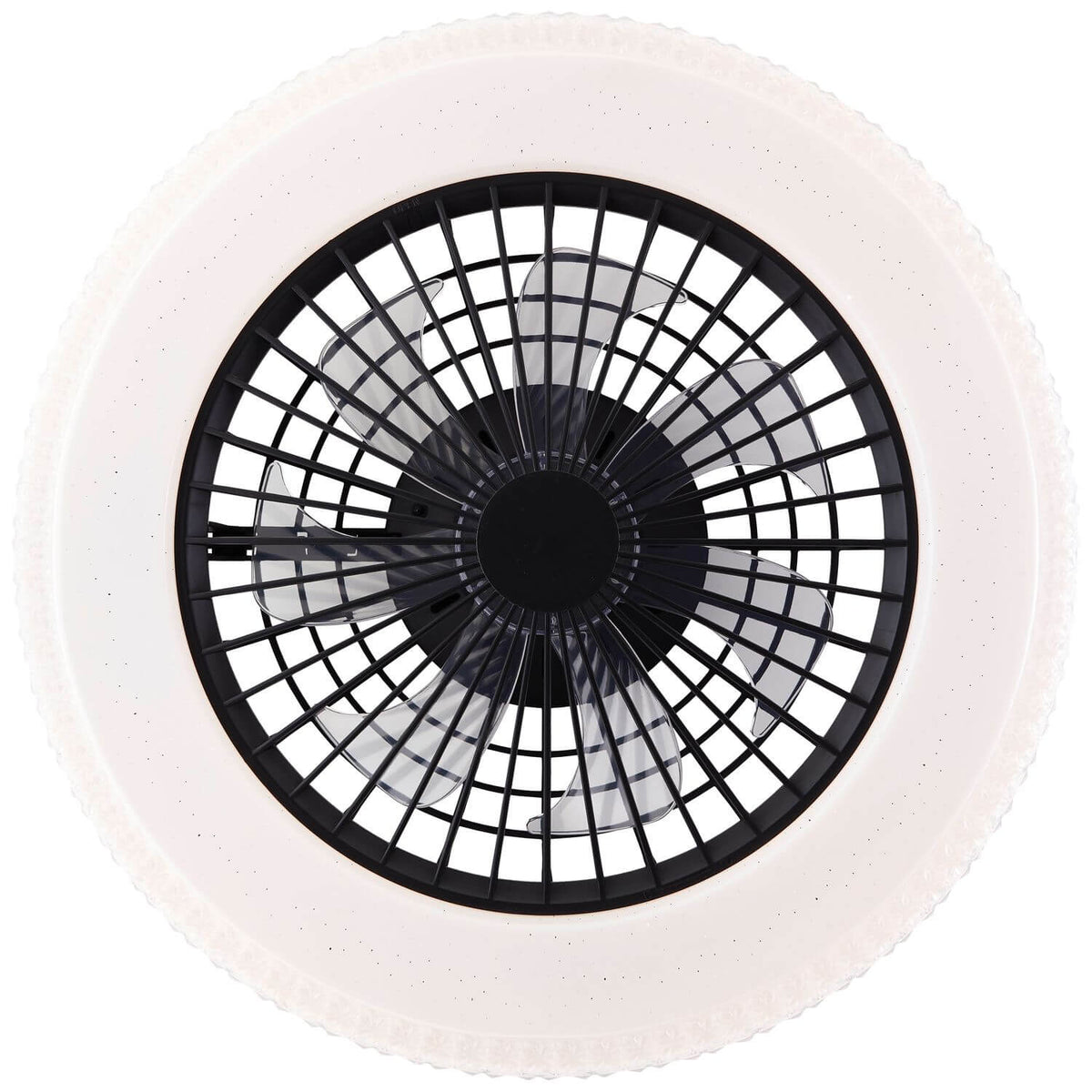 Ventilateur de plafond lumineux Badria noir