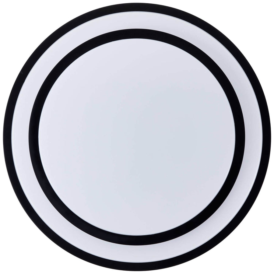 Plafonnier Luciano noir et blanc, Ø 49,5 cm